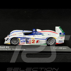 Audi R8 n° 2 2. 12h Sebring 2005 1/43 Minichamps 400051302