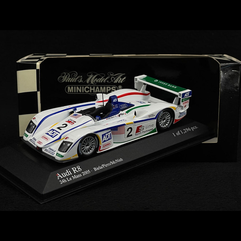 Audi R8 n°3 Sieger 24h Le Mans 2005 1/43 Spark 43LM05