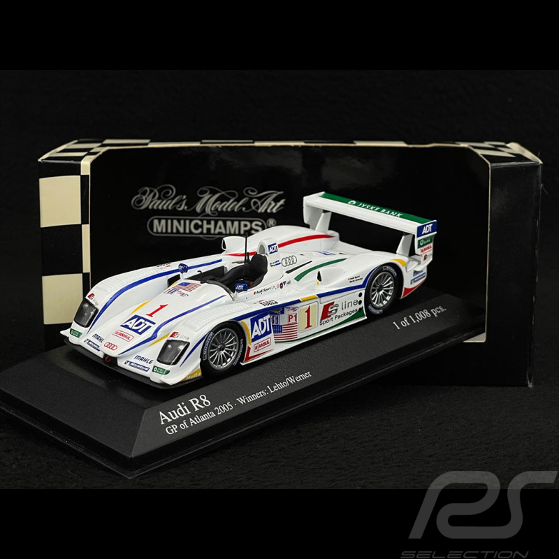 Audi R8 n° 1 Sieger GP of Atlanta 2005 1/43 Minichamps 400051391