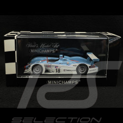 Audi R8 n° 18 2ème ALMS Petit Le Mans 2001 1/43 Minichamps 400010918