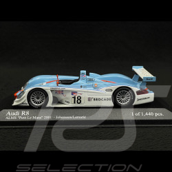Audi R8 n° 18 2. ALMS Petit Le Mans 2001 1/43 Minichamps 400010918