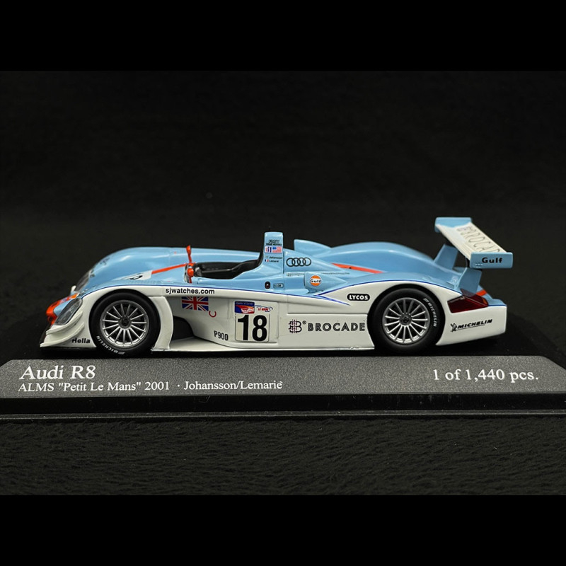 Audi - R8 Petit Le Mans 2001 - Minichamps - 1/43 - Voiture miniature