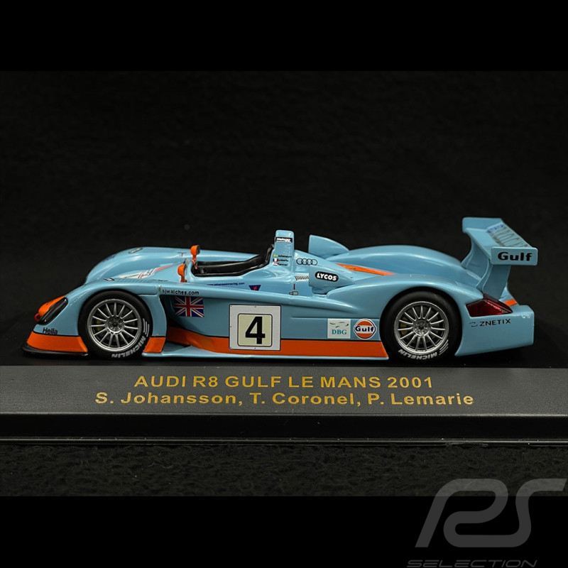 Audi R8 n° 4 24h Le Mans 2001 1/43 Ixo Models LMM004
