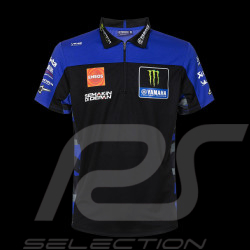 Yamaha Polo Shirt Fabio Quartararo Valentino Rossi Black / Blue VR465704 - men