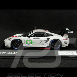 Porsche 911 RSR Type 991 n° 92 24h Le Mans 2022 1/43 Spark WAP0209020RLEM