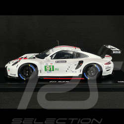 Porsche 911 RSR Type 991 n° 91 Vainqueur 24h Le Mans 2022 1/18 Spark WAP0219010RLEM