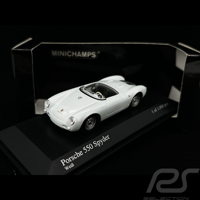 Porsche 550 Spyder 1955 White 1/43 Minichamps 430066031