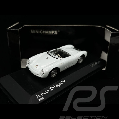 Porsche 550 Spyder 1955 Blanc 1/43 Minichamps 430066031