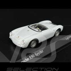 Porsche 550 Spyder 1955 Blanc 1/43 Minichamps 430066031