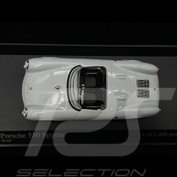 Porsche 550 Spyder 1955 Blanc 1/43 Minichamps 430066031