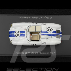 Porsche 550 A n° 35 8th 24h Le Mans 1957 1/43 Spark S9720