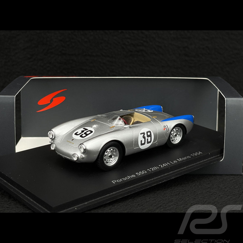 Porsche 550 n° 39 24h Le Mans 1954 1/43 Spark S9706