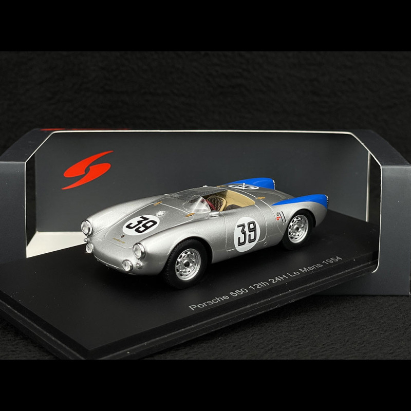 【SPARK】Porsche 550 12h Le Mans 1954 #39 Porsche 550 n° 39 24h Le Mans 1954 1/43 Spark S9706
