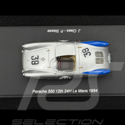 Porsche 550 n° 39 24h Le Mans 1954 1/43 Spark S9706