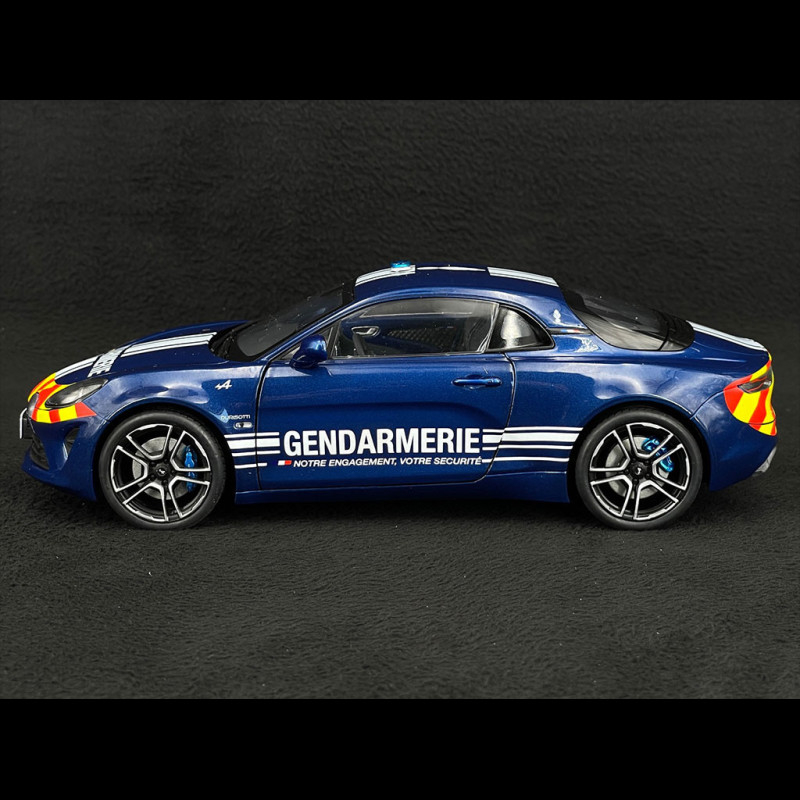 Alpine A110 Gendarmerie 2022 1:18 Solido - 20 anos! Loja on-line de miniaturas colecionáveis