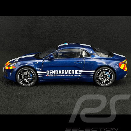 Alpine A110 Gendarmerie 2022 Blau 1/18 Solido S1801616