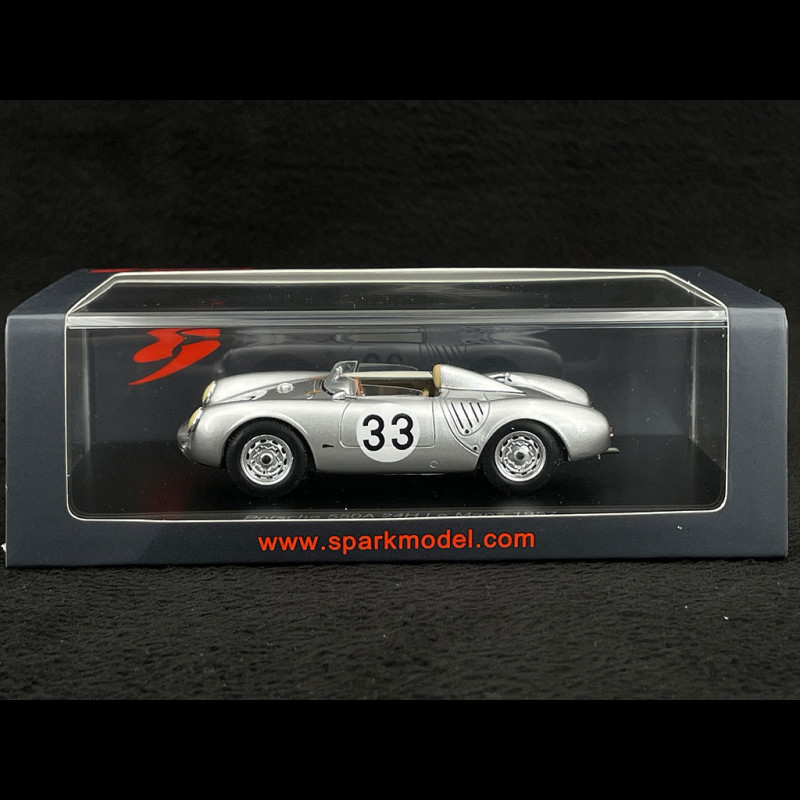 Porsche 550 A n° 33 24h Le Mans 1957 1/43 Spark S9723