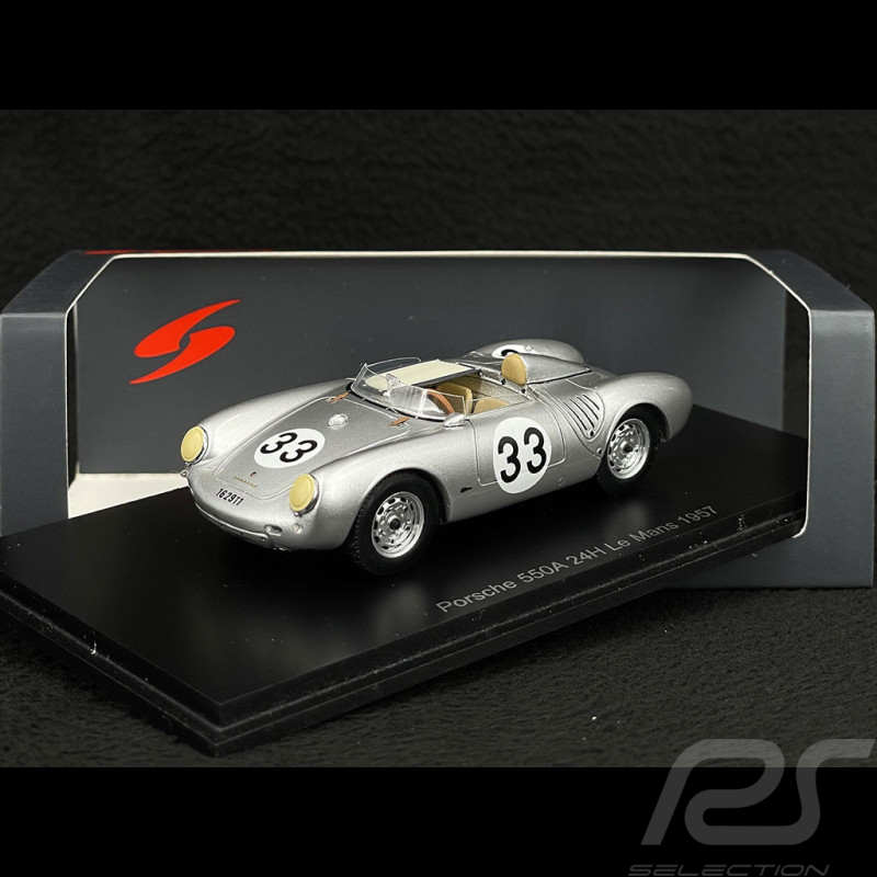 Porsche 550 A n° 33 24h Le Mans 1957 1/43 Spark S9723