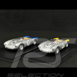 Duo Porsche 550 n° 39 & n° 47 24h Le Mans 1954 1/43 Spark