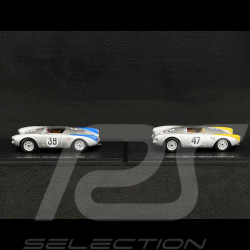 Duo Porsche 550 n° 39 & n° 47 24h Le Mans 1954 1/43 Spark