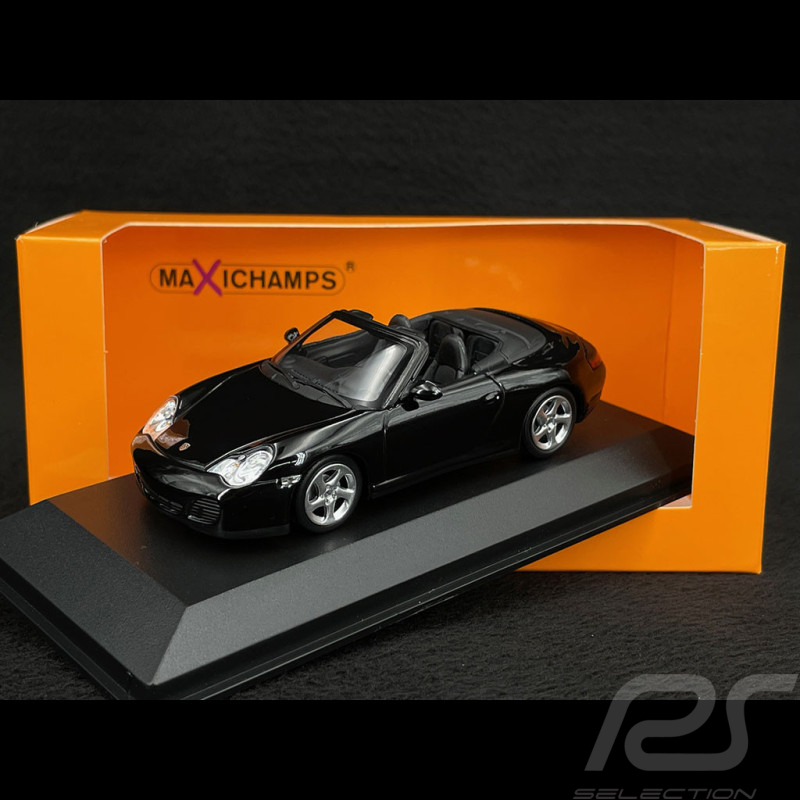 Porsche 911 Carrera 4S Cabriolet Type 996 2003 Noir 1/43 Minichamps 940062830