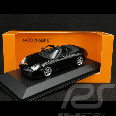 Porsche 911 Carrera 4S Cabriolet Type 996 2003 Black 1/43 Minichamps 940062830