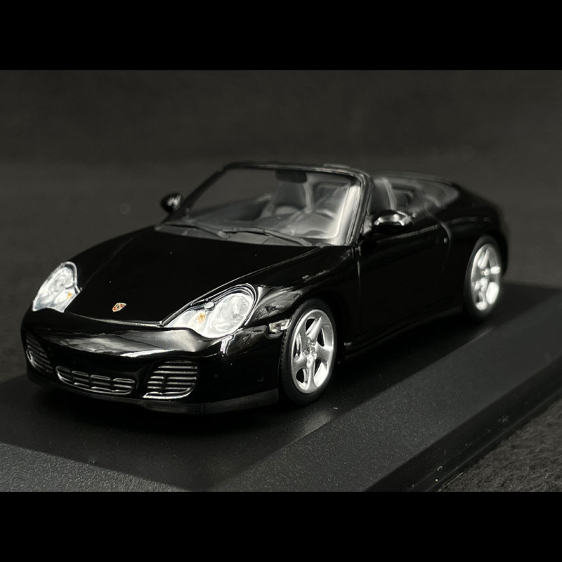 Miniature NZG 1/43 Porsche 911 Speedster Noire, Allemagne, Occasion (boîte Abîmée)