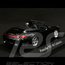 Porsche 911 Carrera 4S Cabriolet Type 996 2003 Black 1/43 Minichamps 940062830