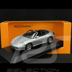 Porsche 911 Carrera 4S Cabriolet Type 996 2003 Argent 1/43 Minichamps 940062831