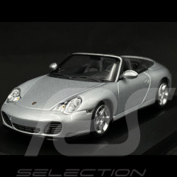 Porsche 911 Carrera 4S Cabriolet Type 996 2003 Argent 1/43 Minichamps 940062831