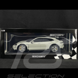 Porsche Taycan Cross Tourismo Turbo S 2021 Chalk Grau 1/18 Minichamps 155069302