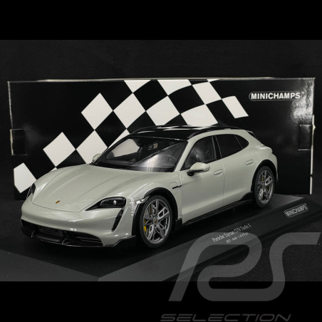 Porsche Taycan Cross Tourismo Turbo S 2021 Chalk Grau 1/18 Minichamps 155069302