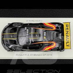 Carlos Sainz Renault R.S. 01 n° 55 Presentation GP Monaco 2018 F1 1/43 Spark S7078