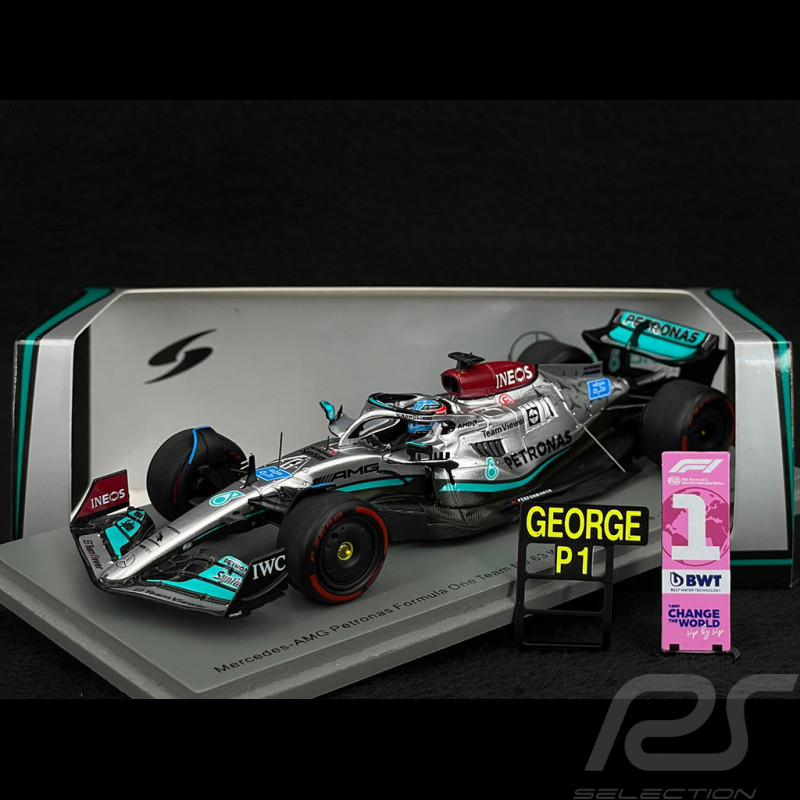 George Russell Mercedes-AMG Petronas F1 W13 E n° 63 Sieger GP Brazil 2022 F1 1/43 Spark S8557