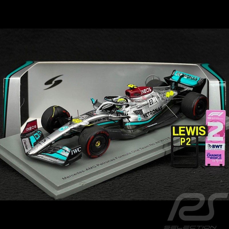 Lewis Hamilton Mercedes-AMG Petronas F1 W13 E n° 44 2. GP Brazil 2022 F1 1/43 Spark S8556