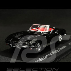 Chevrolet Corvette Stingray Cabriolet 1963 Noir Tuxedo 1/43 Minichamps 400142830