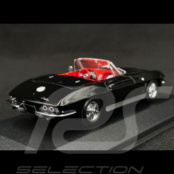 Chevrolet Corvette Stingray Cabriolet 1963 Noir Tuxedo 1/43 Minichamps 400142830