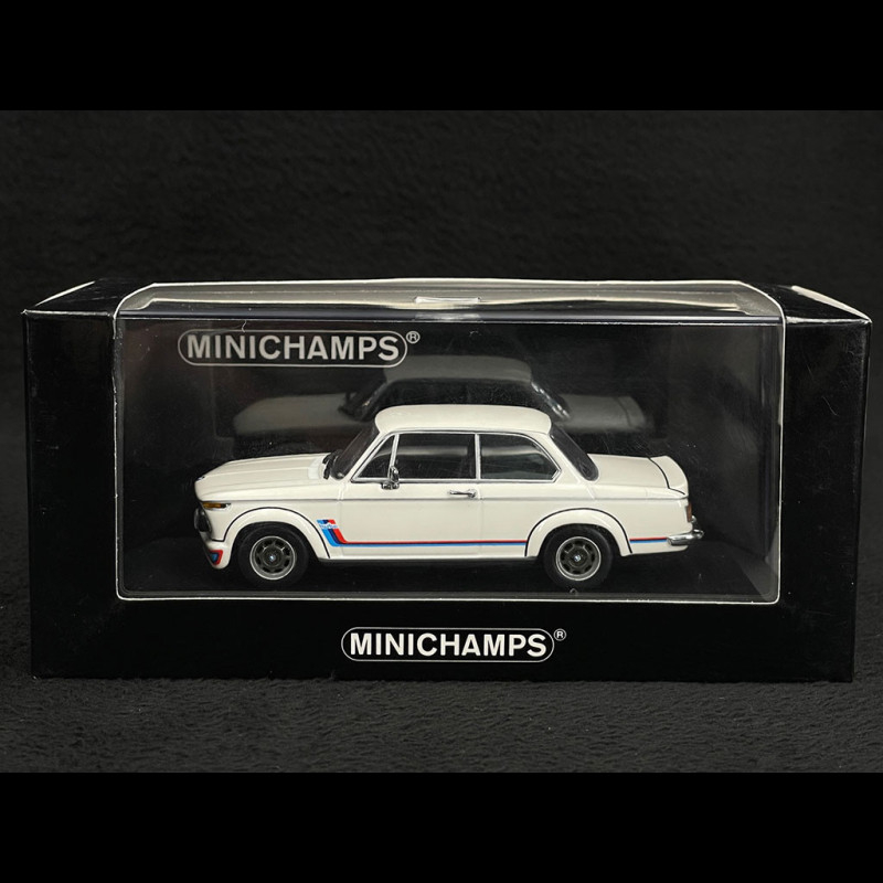 BMW 2002 Turbo 1973 Alpine White 1/43 Minichamps 430022200