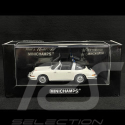 Porsche 911 Targa 1965 Blanc Gendarmerie Autrichienne 1/43 Minichamps 400061191