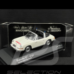 Porsche 911 Targa 1965 Blanc Gendarmerie Autrichienne 1/43 Minichamps 400061191