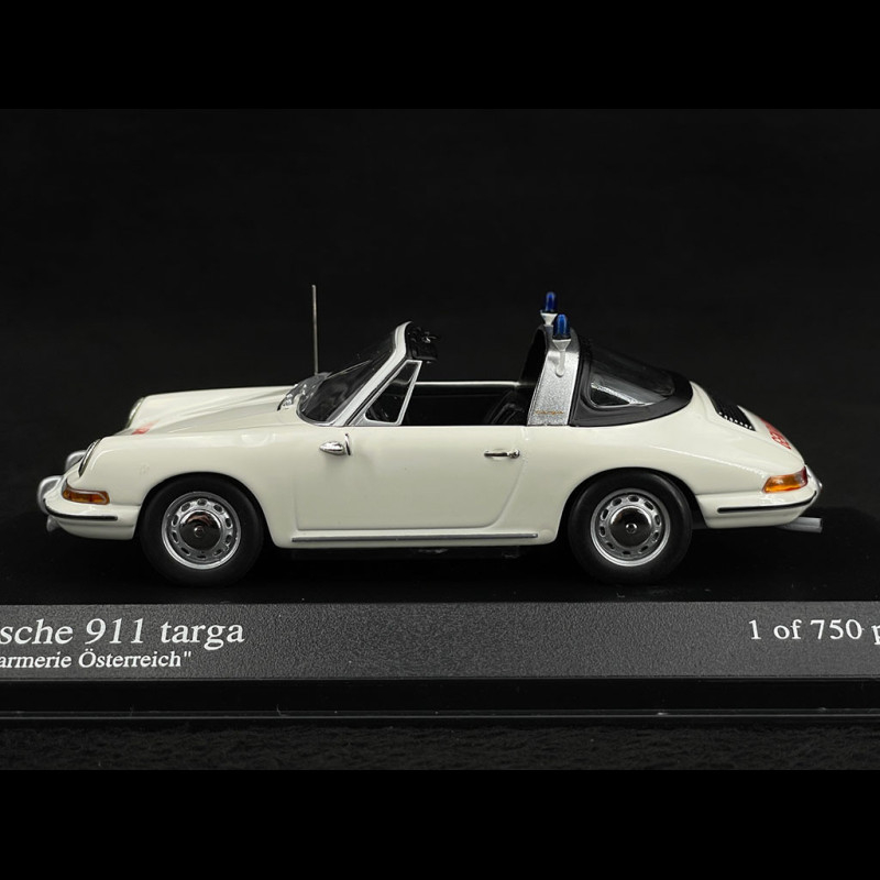 Porsche 911 Targa 1965 White Gendarmerie Austria 1/43 Minichamps