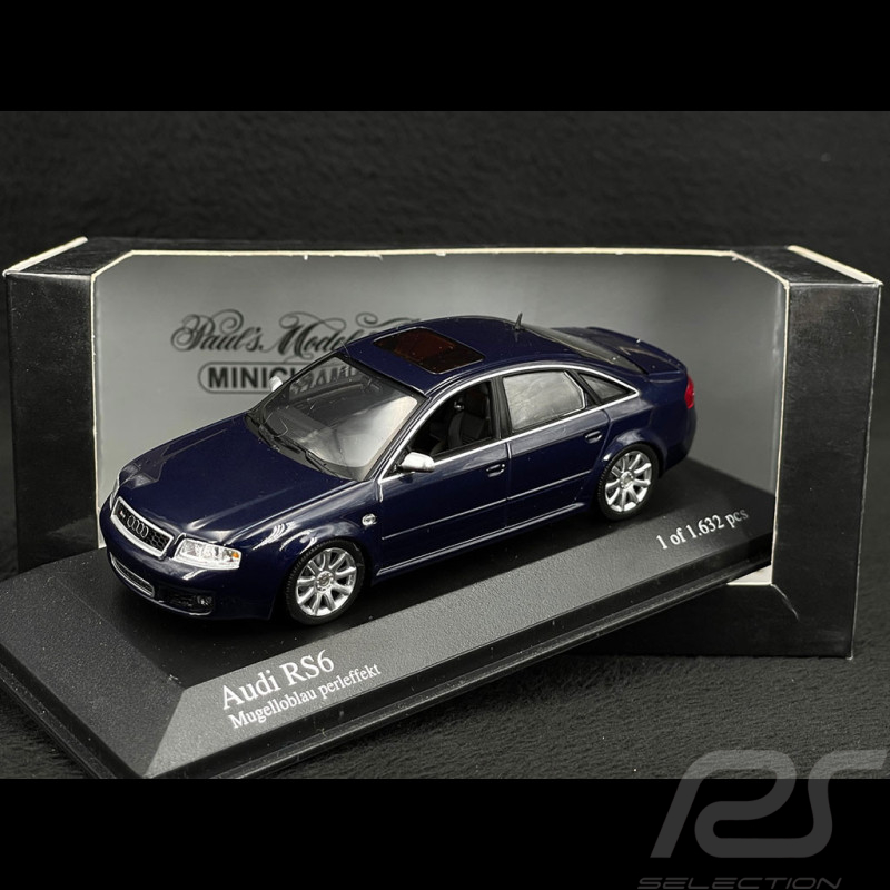 Audi RS6 2002 Bleu Mugello 1/43 Minichamps 400011702