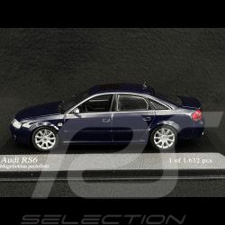 Audi RS6 2002 Bleu Mugello 1/43 Minichamps 400011702