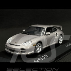 Porsche 911 type 996 GT2 2001 gris métallisé 1/43 Minichamps 430060125