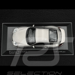 Porsche 911 type 996 GT2 2001 grau metallic 1/43 Minichamps 430060125