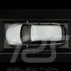 Audi RS6 Avant 2008 Argent Monza 1/43 Minichamps 5010710213