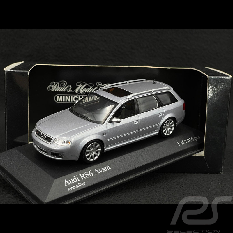 Audi RS6 Avant 2002 Argent Avus 1/43 Minichamps 400011710