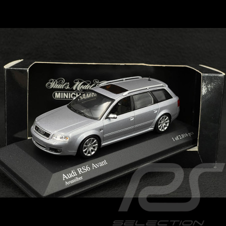 Audi RS6 Avant 2002 Argent Avus 1/43 Minichamps 400011710