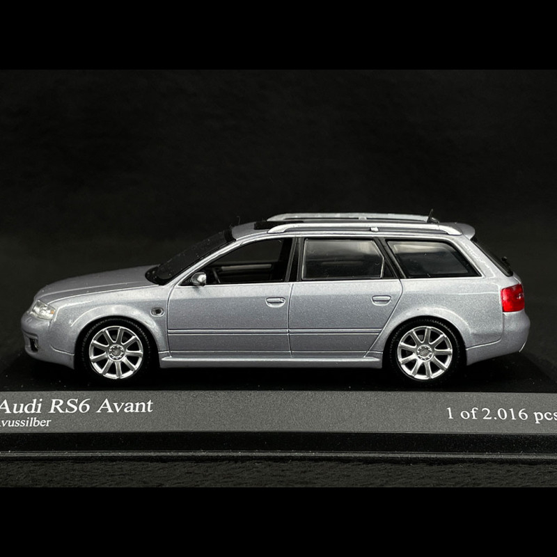 Audi RS6 Avant 2019 Blanc Glacier Métallique 1/43 Minichamps 410018012