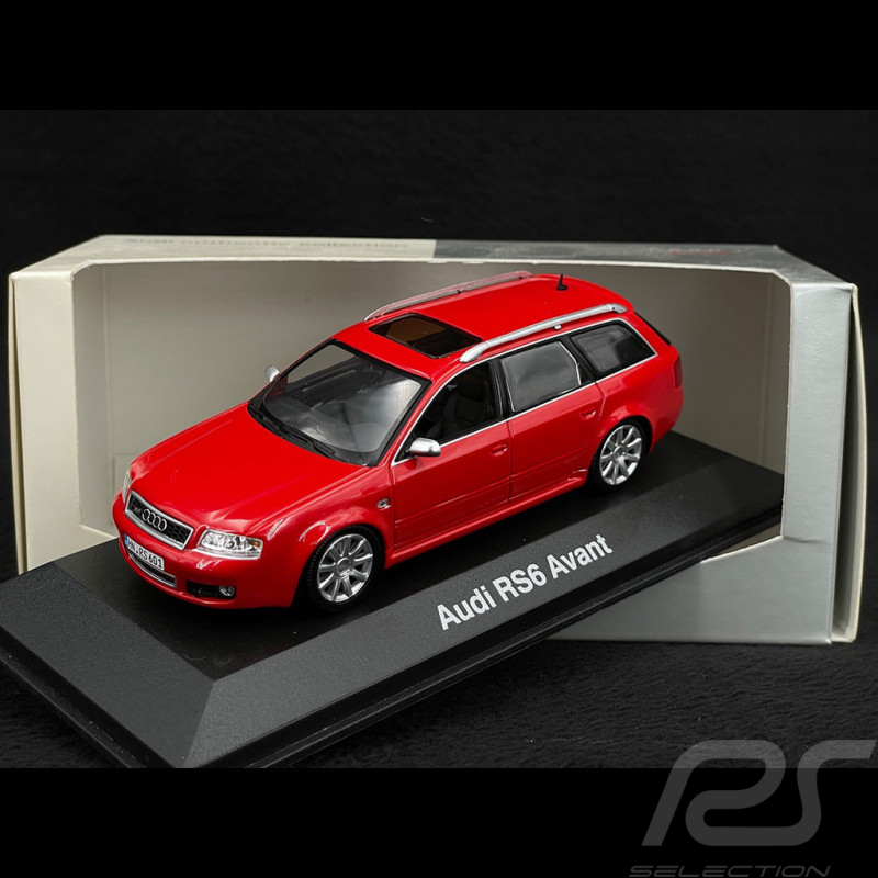 Audi RS6 Avant 2002 Rouge Misano 1/43 Minichamps 20000001218001